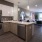 a kitchen with a large island